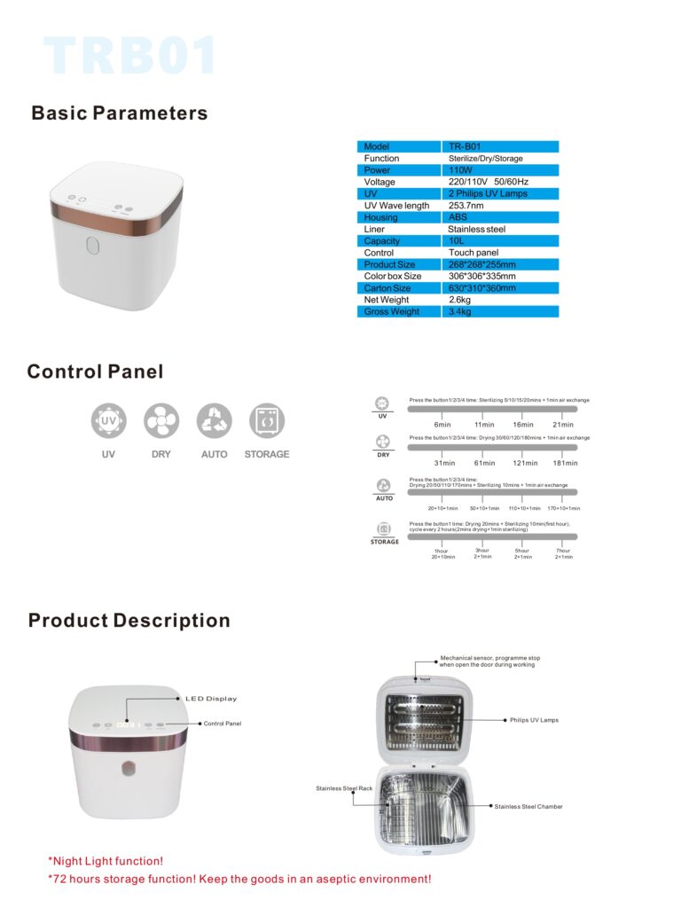 TRB Compact UVC Sterilize Unit